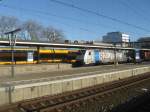 Railpool/Rhurtalbahn 186-107 at Dordrecht, 02/01/2015.