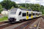 On 8 June 2019 Trans Regio 460 017 calls at Remagen.