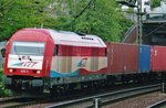 EVB 420-11 passes through Hamburg-Harburg on 1 June 2012.
