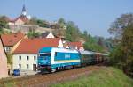 223 068 with a special train on 02.05.2009 in Nabburg