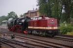 BR 202 483-4 und 52 8131-6 am 29.07.2012 in Knnern