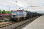 NbE 203 160 is leased by LOCON benelux and is seen here at 's Hertogenbosch on 24 May 2013. 