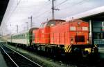 On 24 December 2003 DB 203 114 shunts Czech stock at Nürnberg Hbf.