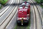 On 14 May 2007 EfW 203 006 passes through Duisburg Abzw.Lotharstrasse.