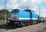 Spitzke Verkehr V 100-SP-010 oozes at Bad Bentheim on 16 September 2026 before getting active with railway engineering. 