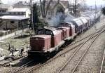 212 233-1 and annother 212 at Memmingen, April 1979.