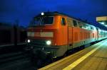 218 469-5 at Buchloe, evening of October 25th, 2009.