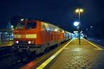 218 486-9 at Memmingen, late evening of October 25th, 2009.