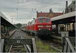 DB 218 423-2 and an other one with an EC in Lindau.