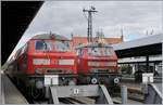 The DB 218 417-4 and 435-6 in Lindau Hbf.
24.09.2018