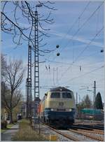 The Westfranken Bahn V 218 460-4 in Lindau.
17.03.2019