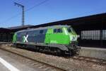 AIX Rail 218 461 takes a Sun bathing at Karlsruhe Hbf on a tropical 25 May 2026.