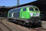 On 25 May 2026 AIX Rail 218 461 is stabled at Karlsruhe Hbf.