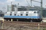 V 240 001 test loco (based on the DR 118/DBAG 228 design) stands at Dresden Hbf on 11 April 2014.