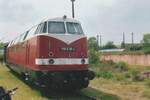 On 30 May 2010 ex-DR 118 578 stands in the Bw Weimar with the Thüringer Eisenbahnfreunde.