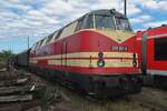 Eisenbahn Tradition Berlin's  228 321 stands at Berlin-Sch�neweide on 16 September 2016 during an Open Weekend.