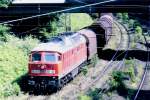 On 4 June 2007 232 083 hauled a steel train near the Mercator-University of Duisburg.