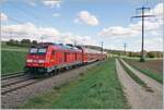 The DB 245 035 with his IRE on the way to Singen by Bietignen.