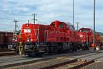 The 261 080-6 (Voith Gravita 10 BB) of the DB Schenker Rail parked on 02.09.2012 at the ICE station Montabaur.