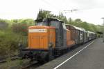 BEG 360 608-4 came in the spring of 2009 with a special train from Wesel to Essen Kettwig.