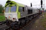 After changing the direction of ride, it get's back in direction M�nchengladbach, the Captrain class 66.