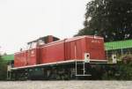 Frog's perspective of DB museum loco 290 371 at Kaldenkirchen, 12 August 2006. 
