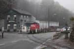 On this Picture you can see 294-794-3 with a freight train at the former Station of Ennepetal-Milspe Tal. 14.11.2013