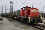 Block train with 294 772 enters Rosenheim on a grey 3 April 2017.
