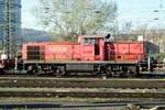 DB 294 756 was on 29 March 2017 one of the few DB cargo engines that still had the raiLioN logo and is seen here at Völklingen.