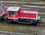 The shunter engine 332 052-0 pictured in Passau on September 13th, 2010.