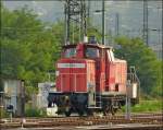 The shunter engine 362 878-1 taken in Saarbrcken main station on September 11th, 2012.