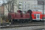 The  old red  DB 364 533-0 in Ulm.