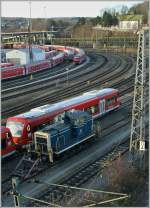 In the old DB color: 365 143-7 in Ulm. 
14.11.2010