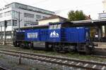Rail Bavaria 275 108 si muove lentamente attraverso e oltre Regensburg Hbf il 22 settembre 2026 durante il massiccio restauro della linea Regensburg<=>Passau. Normalmente si possono osservare dozzine di treni merci che attraversano Regensburg, sull'asse Norimberga verso Linz in Austria.