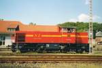 Scanned picture of Neusser Eisenbahn VIII in Bochum-Dahlhausen on 13 July 1999.

