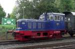 D-II, a Deutz-shunter, is seen at the DDM in Neuenmarkt-Wirsberg on 21 September 2014.