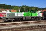 Vossloh 4185 015 stands at Treuchtlingen on 3 June 2019.