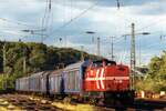 Old school! HGK DH36 (KDH-1200 type) hauls NS Cargo wagons through Köln West on 10 June 2002.