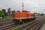 On 23 May 2023 LOCON 209 runs light through Angermünde.