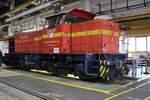 During an open day at the Rheincargo works in Neuss-am-Kaiser on 21 September 2025, former Neusser Eisenbahn DH107/274 110 could be viewed. NE was one of the two partners (the other being HGK) to fuse into Rheincargo.