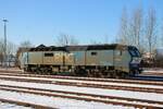 A wash-up might be on order for RDC DE 2700-07, seen on 14 February 2026 at Niebüll.