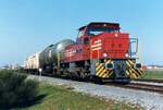 Bentheimer Eisenbahn D23 shunts at Coevorden-Heege on 21 August 1993.