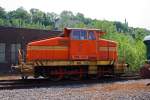 Ex locomotive 52 of the VSG - Vereinigte Schmiedewerke GmbH, Hattingen work, on 05.06.2011 in the LWL Industrial Museum Henrichshtte in Hattingen.