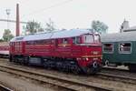 Erfurter Bahn Service V 200 507 was guest in Benesov u Prahy during STEAM-53 on 11 September 2022.