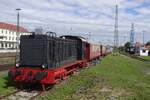 V36 224 stands as an exhibition in the BEM at N�rdlingen on 2 June 2019.