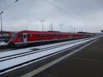 Here a lokal train to Regensburg in Hof ( BR 610 ) on Febraury 20th 2013.