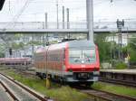 610 011 is standing in Hof main station on May 18th 2013.