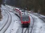 610 508 + 610 *** are drving in Oberkotzau, January 11th 2013.
