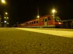 610 515 is standing in Hof main station on September 22nd 2013.