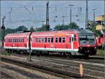 610 507 is entering into the main station of Regensburg on September 11th, 2010.